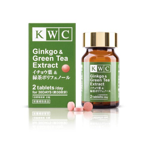 купить за 4920 руб, фото KWC Ginkgo & Green Tea Extract таб., 105 мл, 105 г, 60 шт.