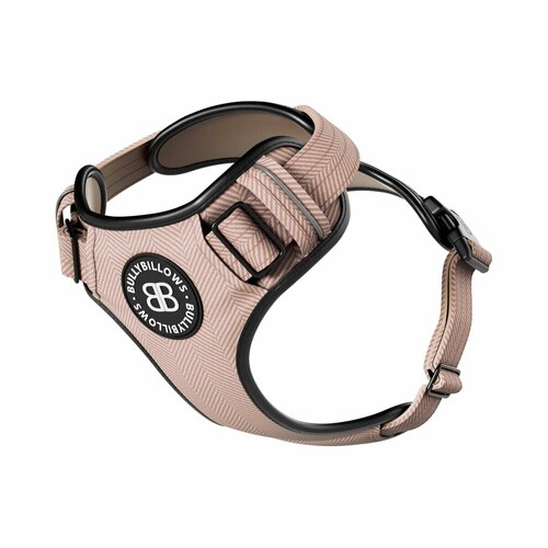 купить за 8100 руб, фото Шлейка Premium Dog Harness v2.0 TWEED BullyBillows (бежевый / S)