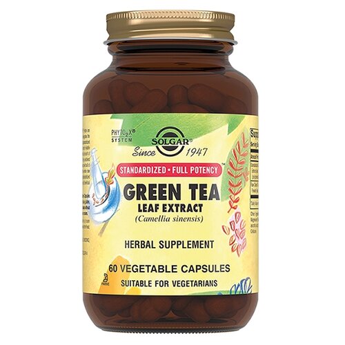 купить за 2242 руб, фото Solgar Green Tea leaf extract капс., 60 шт.