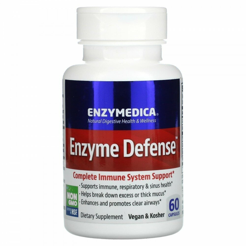 купить за 4760 руб, фото Капсулы Enzymedica Enzyme Defense, 100 г, 60 шт.