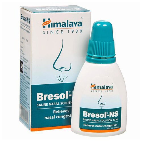 купить за 319 руб, фото Капли Himalaya Herbals Bresol-NS, 10 г, 10 мл