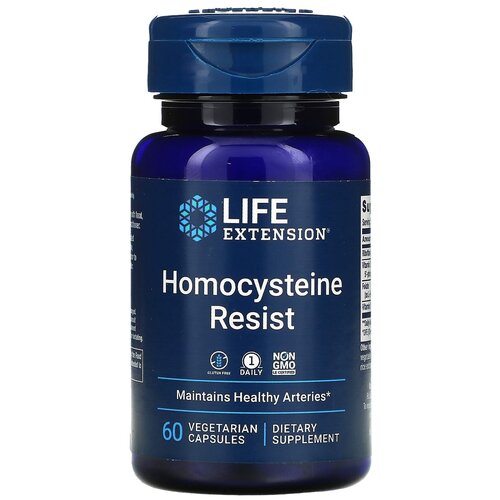 купить за 4480 руб, фото Капсулы Life Extension Homocysteine Resist, 40 г, 60 шт.