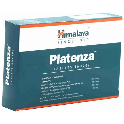 купить за 919 руб, фото Платенза (Platenza) Himalaya Herbals, 60 таб