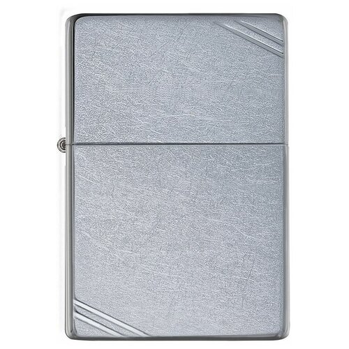 купить за 4842 руб, фото Zippo Vintage зажигалка бензиновая Slashes Street Chrome 1 шт. 1 шт. 125 мл 55 г