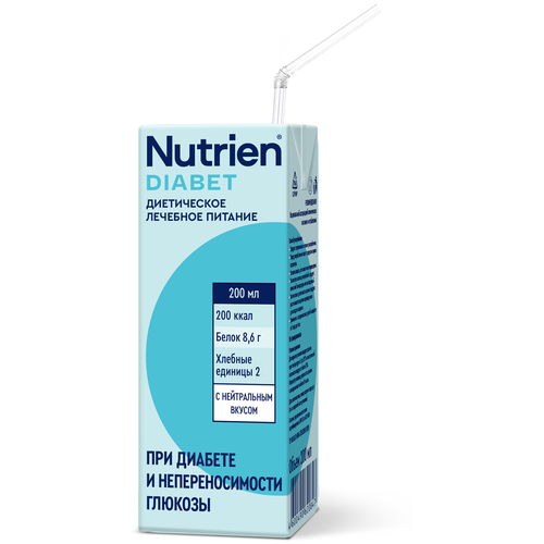 купить за 231 руб, фото Nutrien Диабет стерилизованный, готовое к употреблению, 200 мл, нейтральный