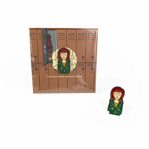 купить за 749 руб, фото Значок металлический / Little Pins / Daria Morgendorffer / Мультики / Мемы / Сериалы /