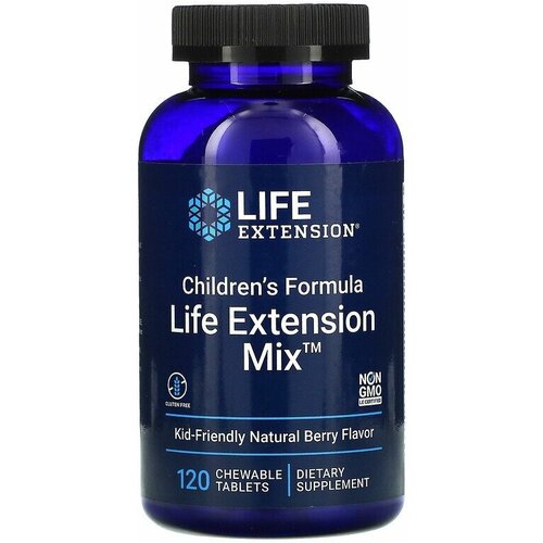 купить за 3130 руб, фото Life Extension Childrens Formula (Детские Мультивитамины) 120 жевательных таблеток (Life Extension)