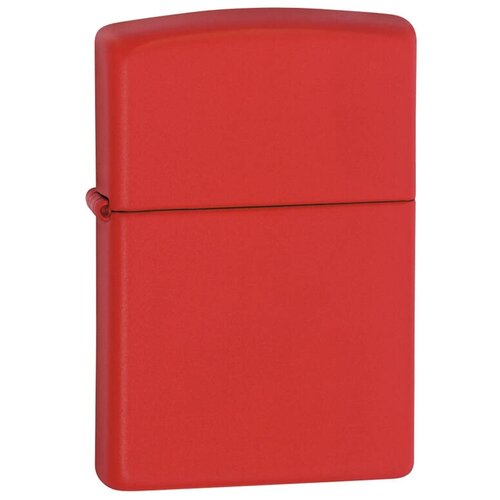 купить за 7478 руб, фото Zippo Classic зажигалка бензиновая red matte 1 шт. 60 мл 57 г