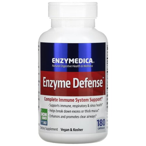 купить за 9814 руб, фото Капсулы Enzymedica Enzyme Defense, 140 г, 140 мл, 180 шт.