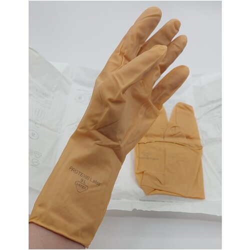 купить за 190 руб, фото Перчатки Protexis™ Latex Surgical Gloves хирургические латекс/нитрил стерильные, размер 9.0, 2 шт. (1 пара)