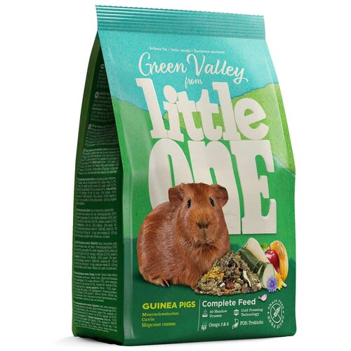 купить за 445 руб, фото Корм для морских свинок Little One Green Valley Guinea Pigs , 750 г