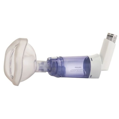 купить за 7100 руб, фото Спейсер Philips Respironics OptiChamber Diamond HH1330/00 (1109060), фиолетовый/белый