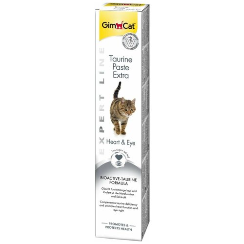 купить за 1000 руб, фото Витамины GimCat Expert Line Taurine Paste Extra , 1 шт. в уп.