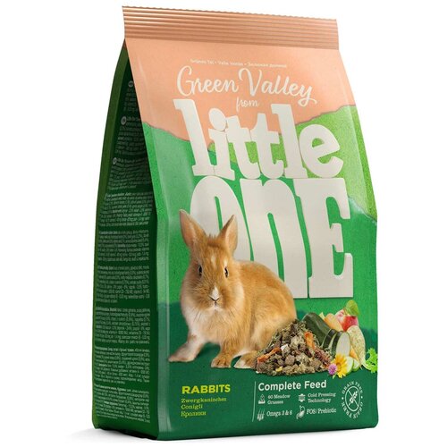 купить за 479 руб, фото Корм для кроликов Little One Green Valley Rabbits , 750 г