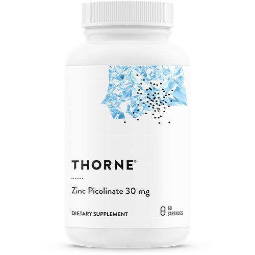 купить за 3352 руб, фото Thorne Research Zinc Picolinate 30 mg (Цинк пиколинат 30 мг) 60 капсул (Thorne Research)