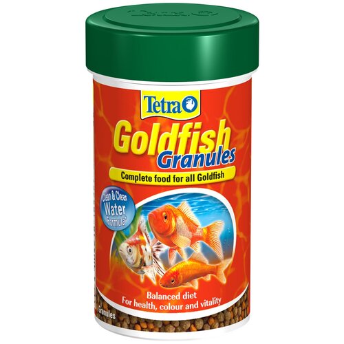 купить за 346 руб, фото Сухой корм  для  рыб, рептилий Tetra Goldfish Granules, 100 мл, 49 г