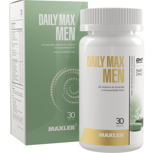 купить за 1080 руб, фото Maxler Daily Max Men таб., 30 шт.