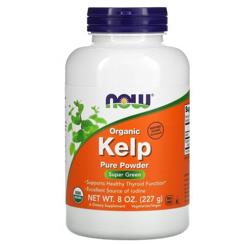 купить за 1375 руб, фото Порошок NOW Kelp Pure Powder, 227 г, 227 мл