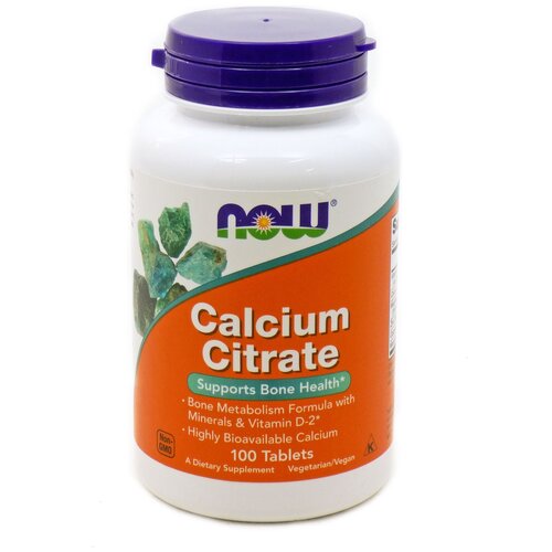 купить за 2450 руб, фото Таблетки NOW Calcium Citrate, 150 г, 100 мл, 100 шт.