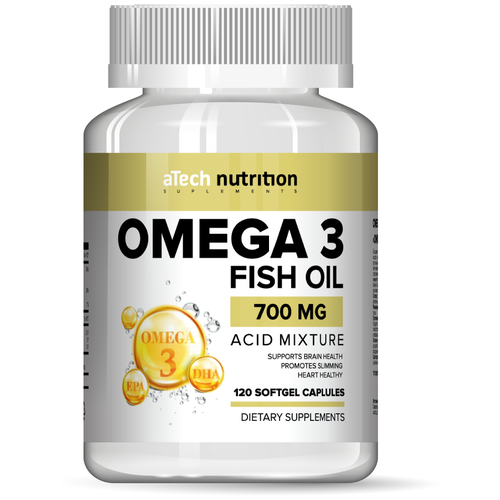 купить за 547 руб, фото Omega 3 мягк. капс., 0.7 г, 120 шт.