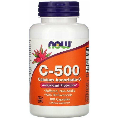 купить за 1541 руб, фото C-500 Calcium Ascorbate-С капс., 150 мл, 0.828 г, 100 шт.