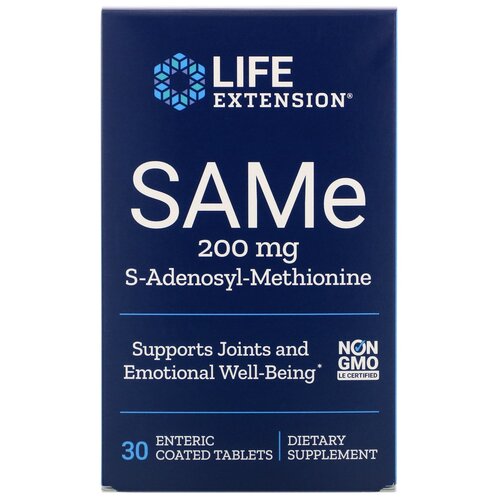 купить за 2890 руб, фото Таблетки Life Extension SAMe, 90 г, 200 мг, 30 шт.