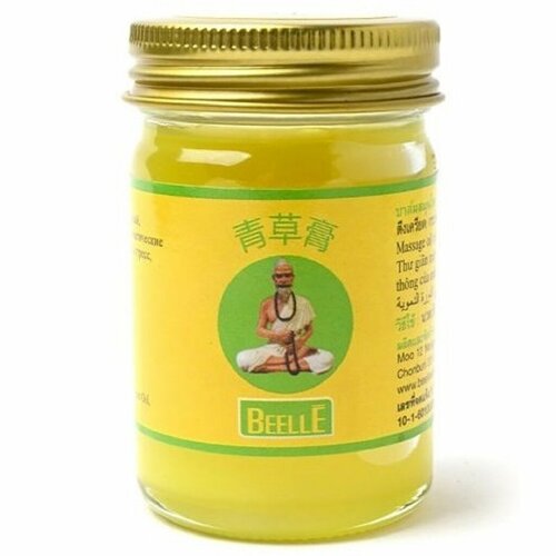 купить за 251 руб, фото Бальзам тайский желтый Beelle Mho Shee Woke Yellow Balm 50g / Бальзам для мышц и суставов