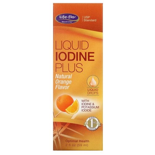 купить за 1562 руб, фото Капли Life-Flo Liquid Iodine Plus, 90 г, 59 мл