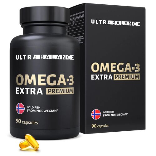 купить за 3461 руб, фото Omega-3 Extra Premium капс., 200 г, 90 шт.