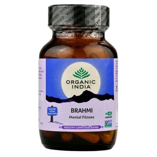 купить за 938 руб, фото Brahmi Organic India (Брахми Органик Индия) 60 капсул